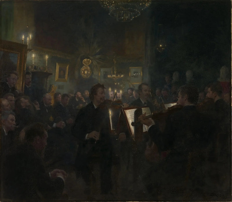 Muziek in de studio - Peder Severin Krøyer