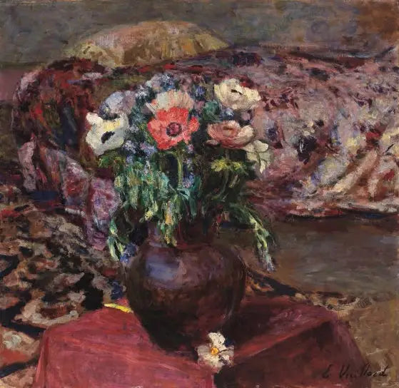 Myosoten en anemonen - Édouard Vuillard