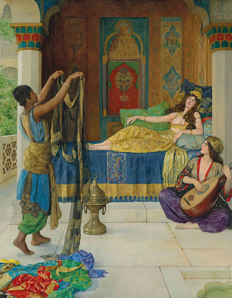 Myrrhe, Aloë en Cassia - John Collier