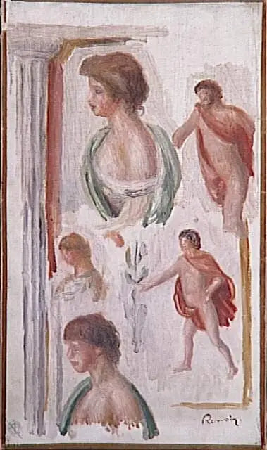 Mythologie, personages van antieke tragedie - Pierre-Auguste Renoir