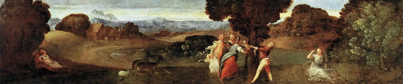Geboorte van Adonis - Titian