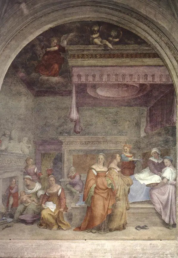 Geboorte van de Maagd - Andrea del Sarto