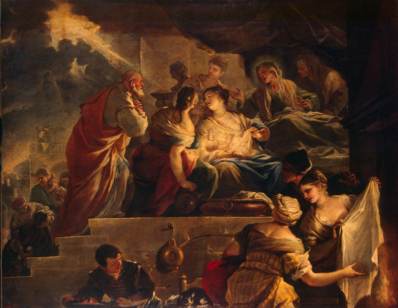 Geboorte van Johannes de Doper - Luca Giordano