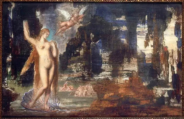 Geboorte van Venus - Gustave Moreau
