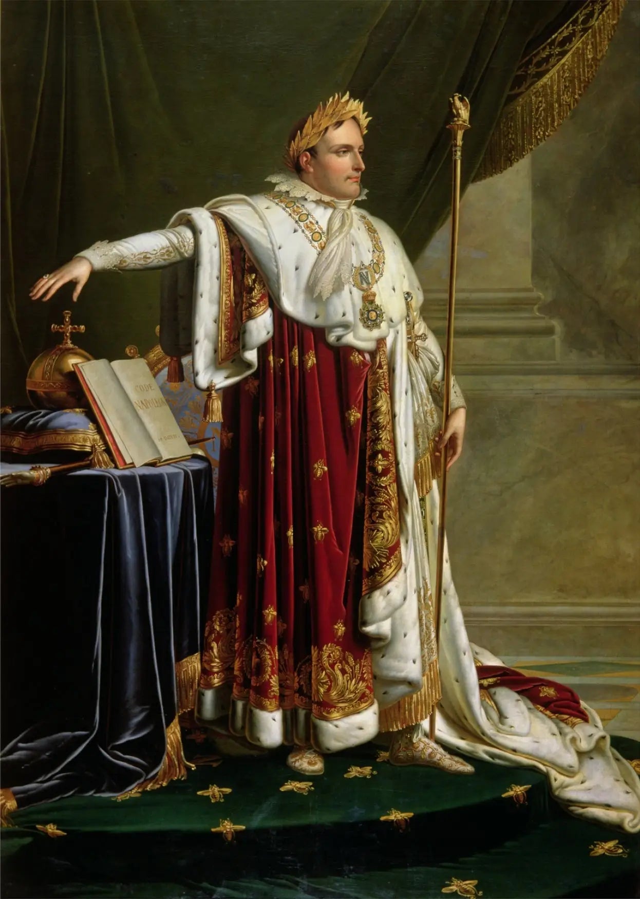 Napoléon en costume impérial - Anne-Louis Girodet - Alpha Reproduction