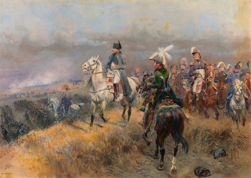 Napoleon en de troepen - Édouard Detaille