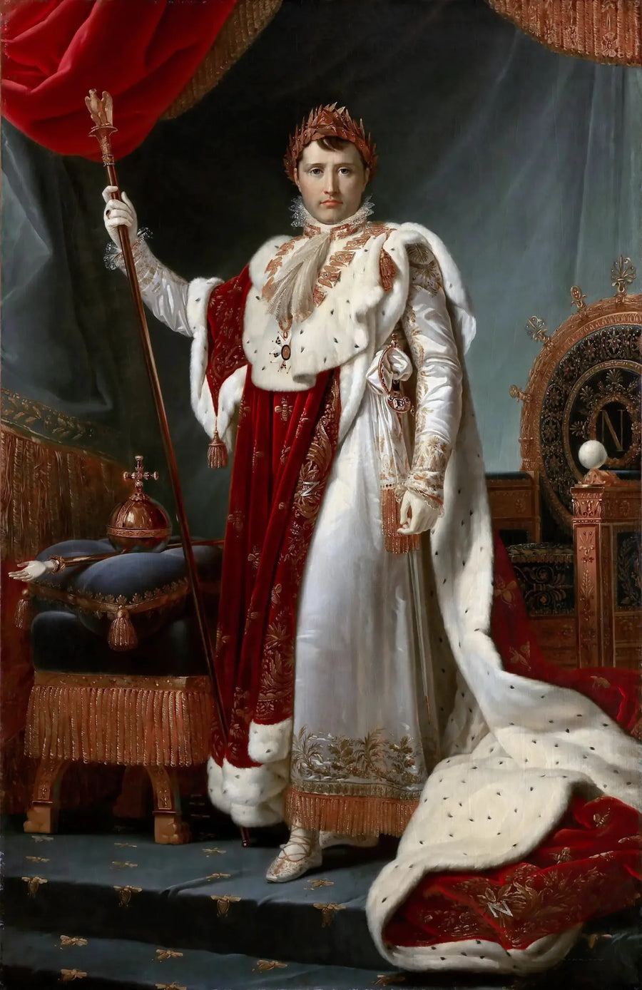 Napoléon I in heilige kostuum - François Gérard

Source:
Napoléon Ier en costume de sacré - François Gérard