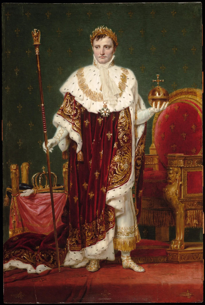 Napoleon I in keizerlijke kleding - Jacques-Louis David