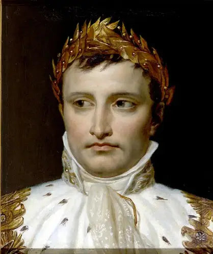 Napoleon, gekroonde kop - Jacques-Louis David
