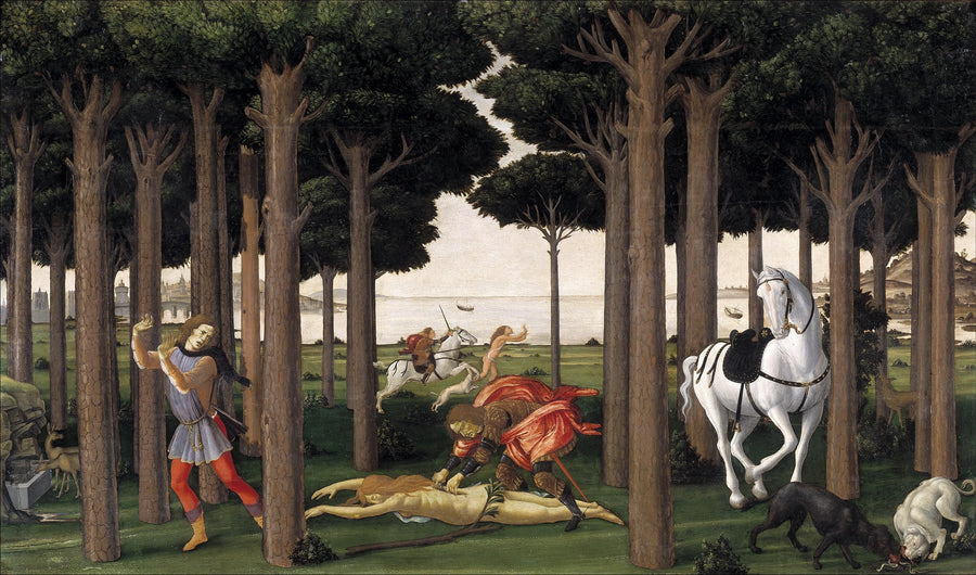 De Geschiedenis van Nastagio degli Onesti - Sandro Botticelli