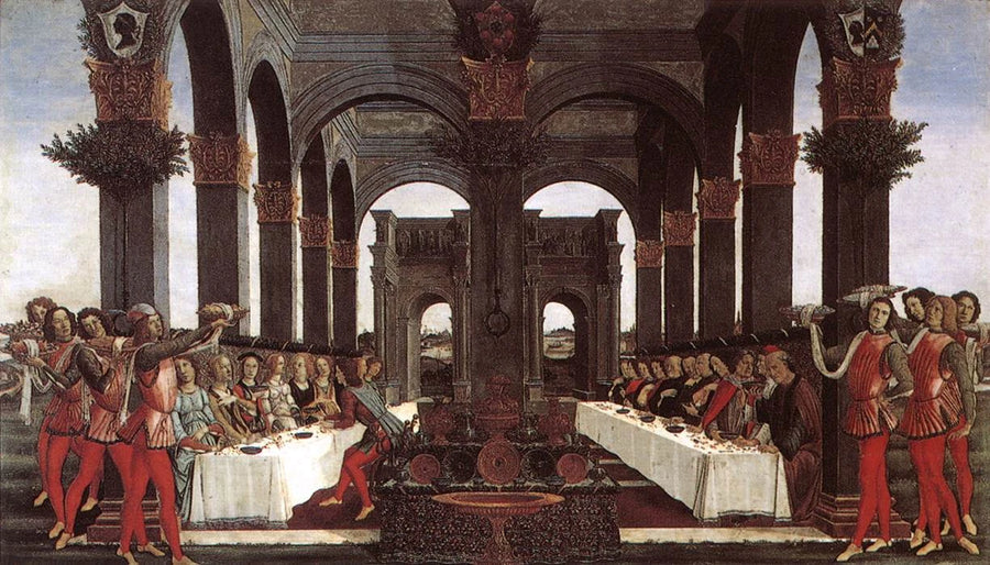 Geschiedenis van Nastagio degli Onesti, vierde episode - Sandro Botticelli