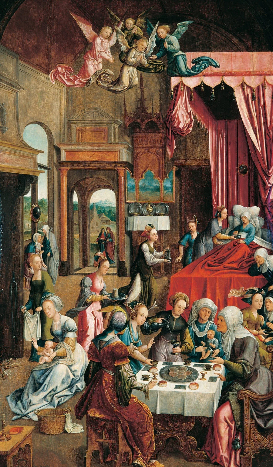 De Geboorte van de Maagd - Jacob Cornelisz van Oostsanen