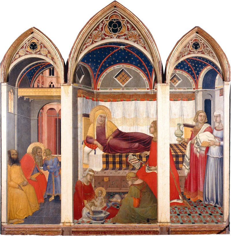 Nativiteit van de Maagd - Pietro Lorenzetti