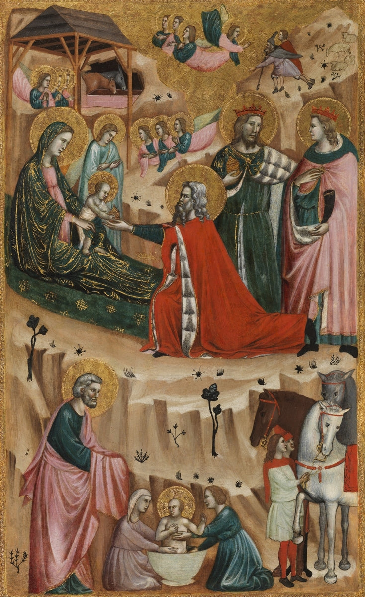 Nativiteit en aanbidding door de Wijzen - Giovanni Baronzio