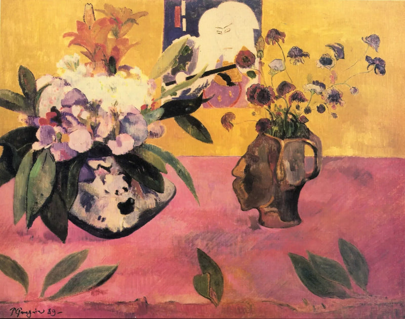 Stilleven met Japanse prent - Paul Gauguin