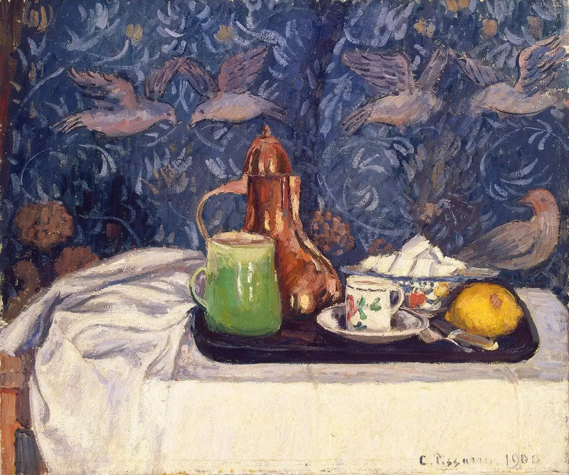 Stilleven met koffiepot - Camille Pissarro