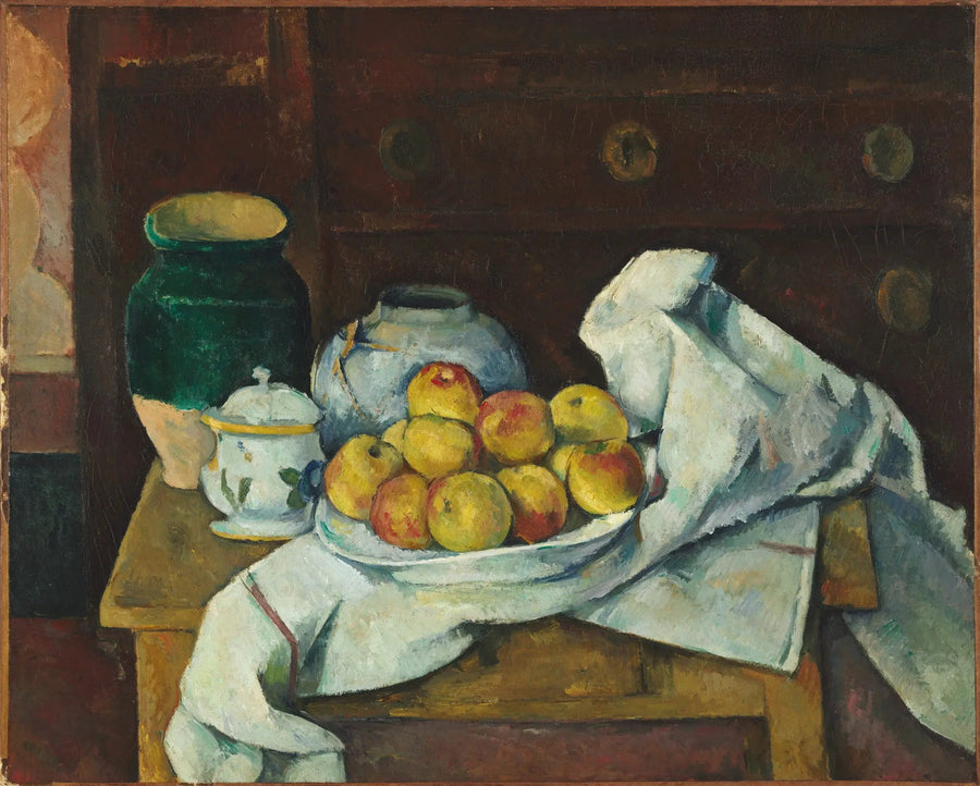 Stilleven met een ladekast - Paul Cézanne