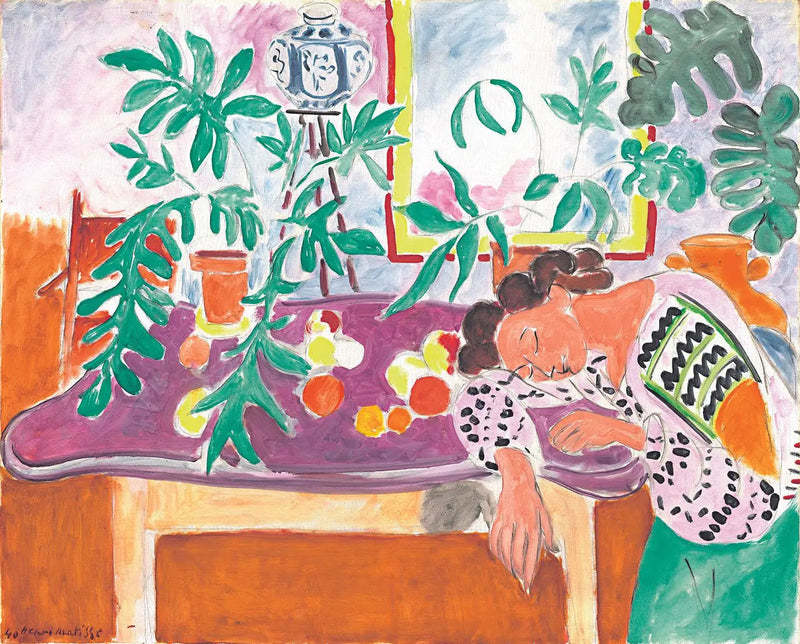 Stilleven met slapende vrouw - Henri Matisse