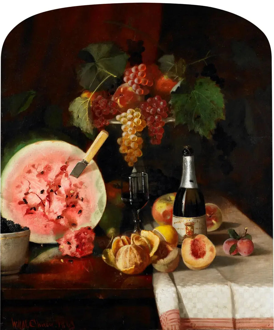 Natuurstudie met watermeloen - William Merritt Chase

Source:
Nature morte à la pastèque - William Merritt Chase