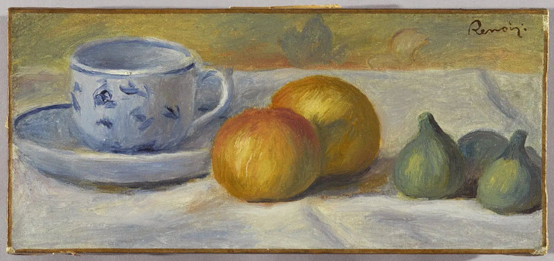 Stilleven met de blauwe beker - Pierre-Auguste Renoir