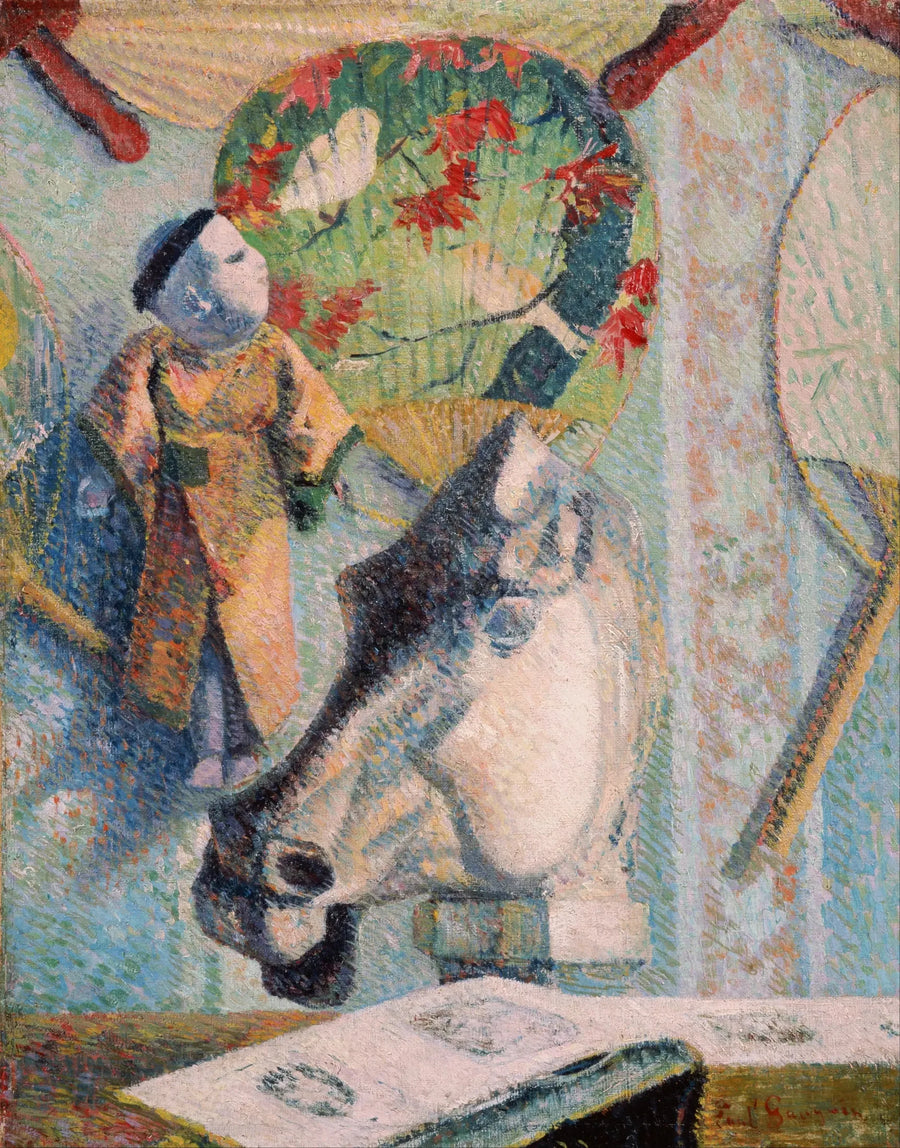 Stilleven met een paardenhoofd - Paul Gauguin
