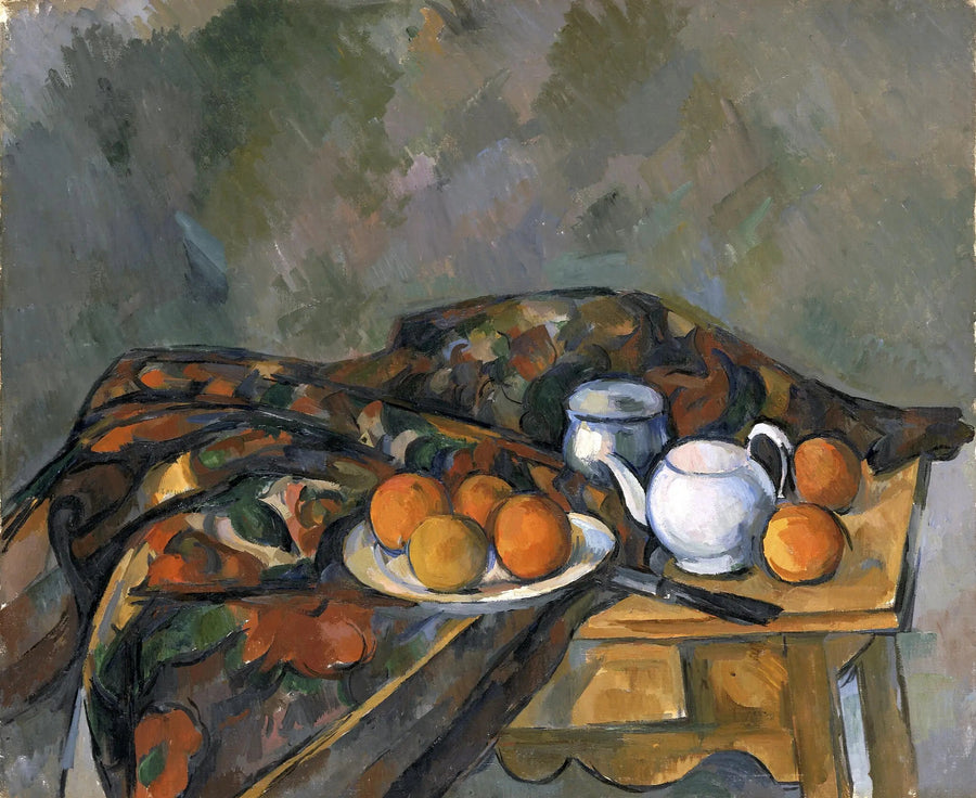 Stilleven met theepot - Paul Cézanne