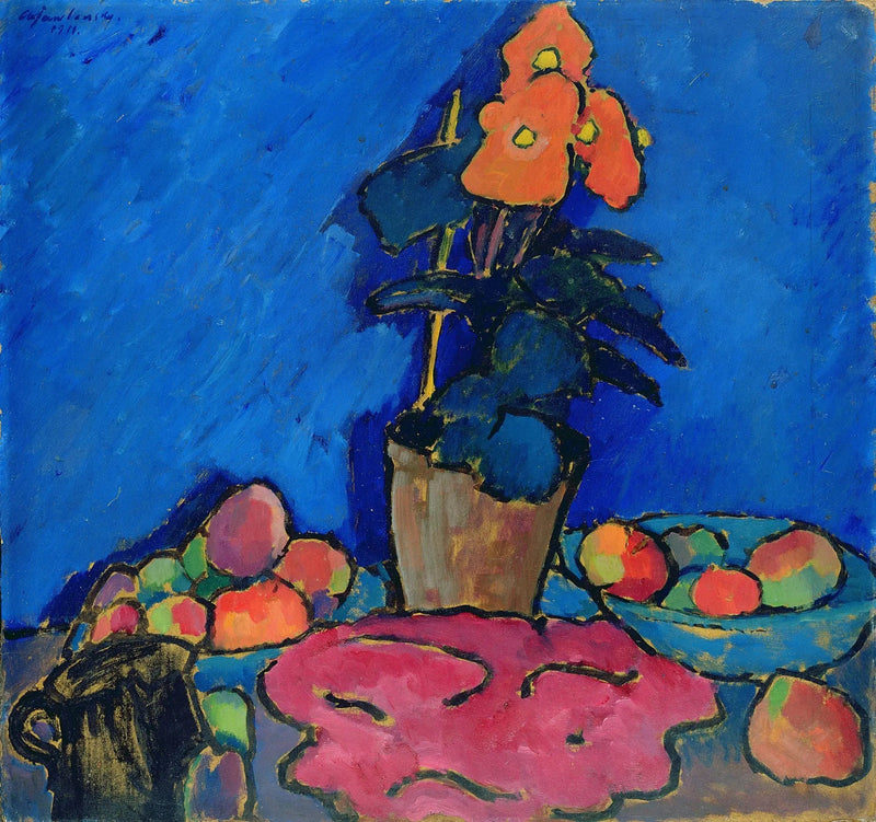 Natuurstudie met begonia - Alexej von Jawlensky

Source:
Nature morte au bégonia - Alexej von Jawlensky