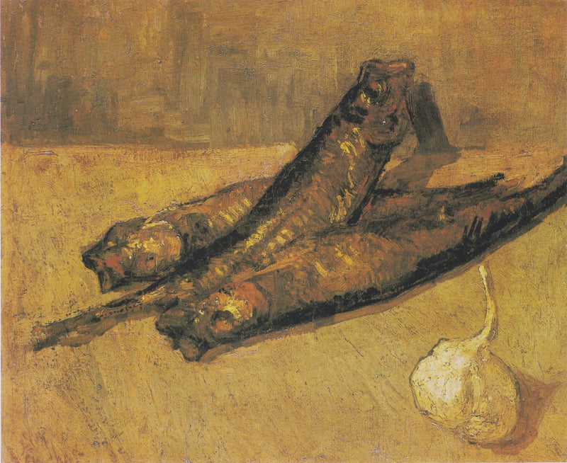 Stilleven met een knoop en een ui - Vincent van Gogh