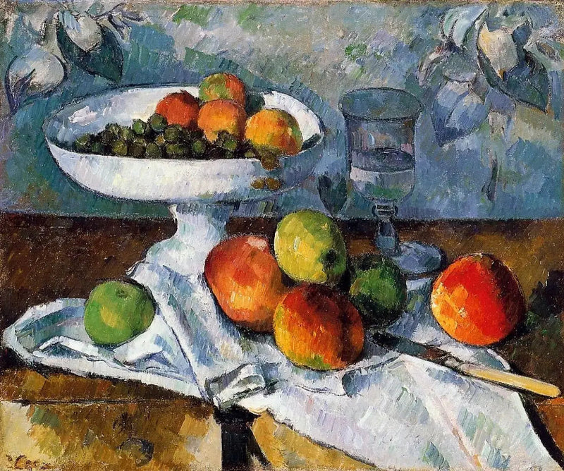Stilleven met fruitschaal - Paul Cézanne