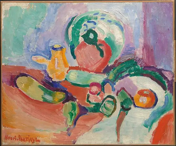 Stilleven met komkommer - Henri Matisse