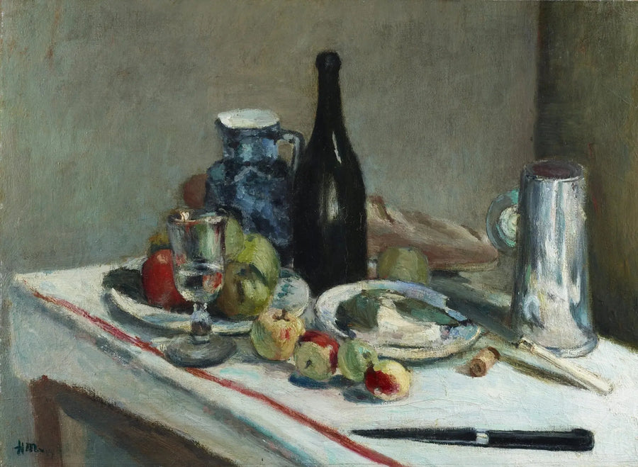 Stilleven met zwart mes - Henri Matisse