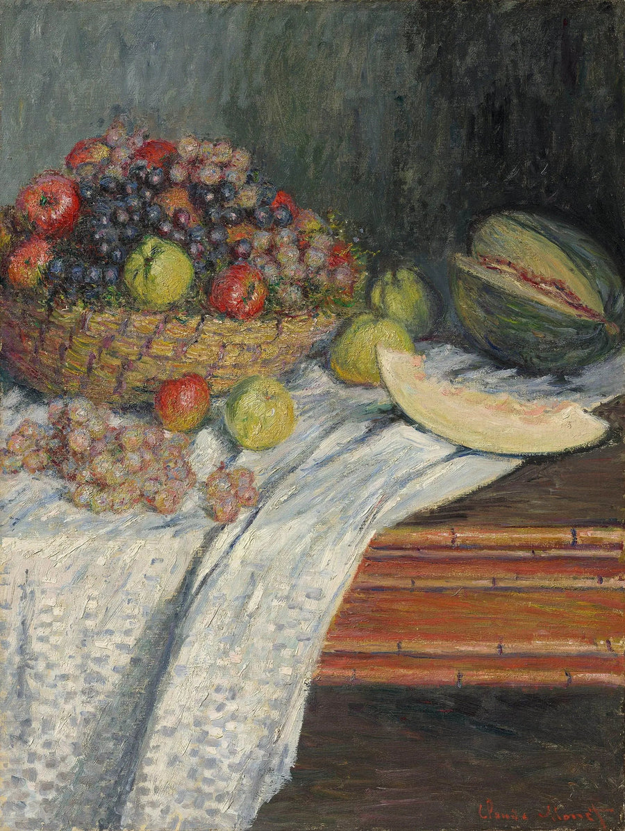 Stilleven met Spaanse meloen - Claude Monet