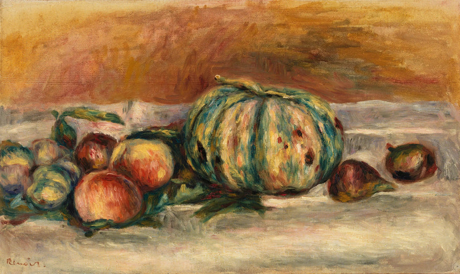 Stilleven met meloen - Pierre-Auguste Renoir