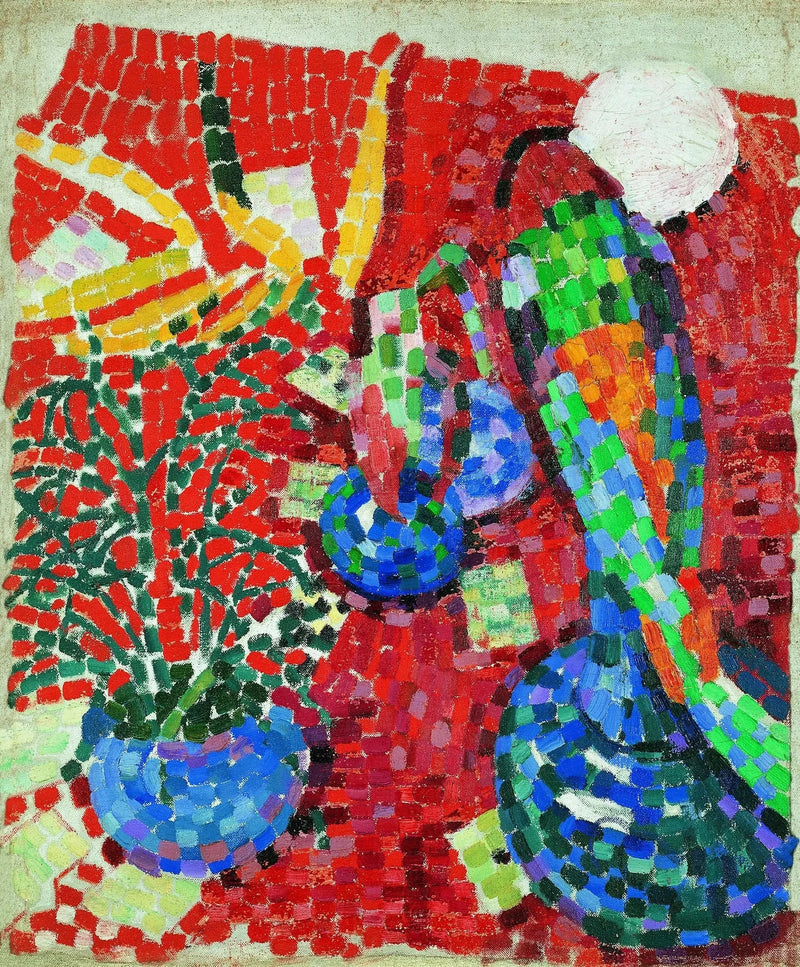 Stilleven met papegaai - Robert Delaunay