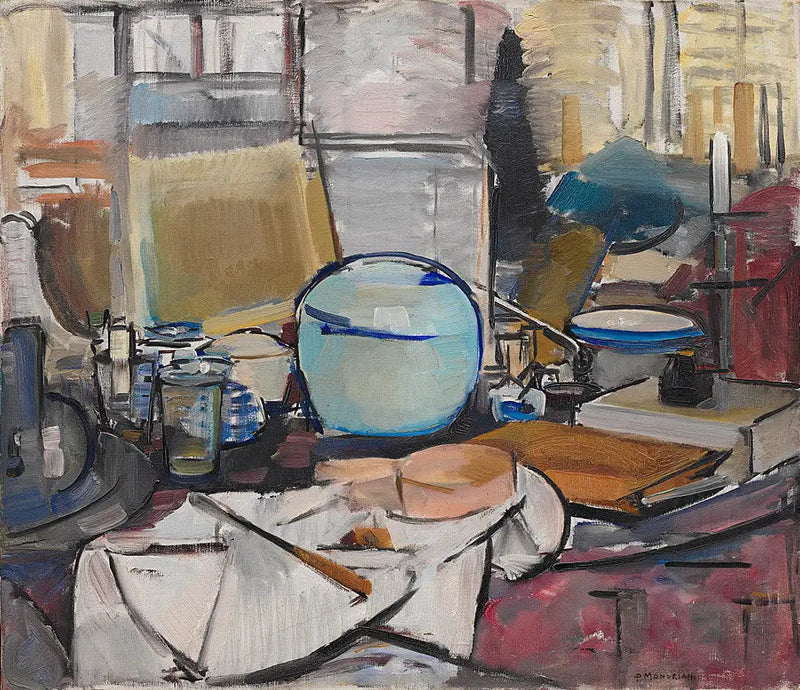 Stilleven met gemberpot I - Piet Mondrian