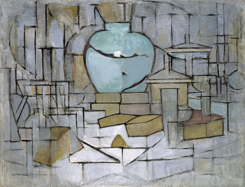 Stilleven met gemberpot II - Piet Mondrian