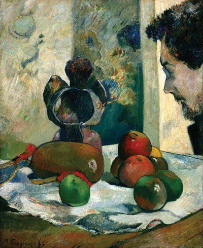 Reproduction du tableau « Nature morte au profil de Laval - Paul Gauguin » par Alpha Reproduction en peinture à l’huile