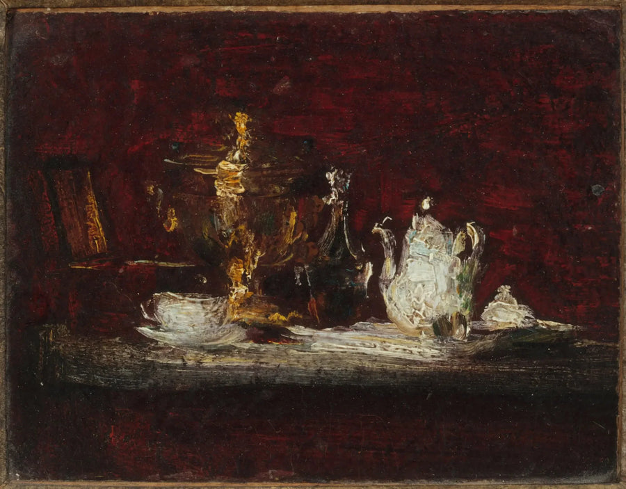 Stilleven met samovar - Henri Fantin-Latour

Source:
Nature morte au samovar - Henri Fantin-Latour