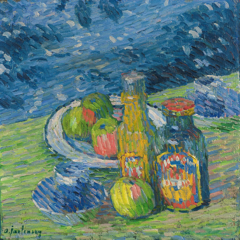Stilleven met flessen en fruit - Alexej von Jawlensky

Source:
Nature morte aux bouteilles et aux fruits - Alexej von Jawlensky
