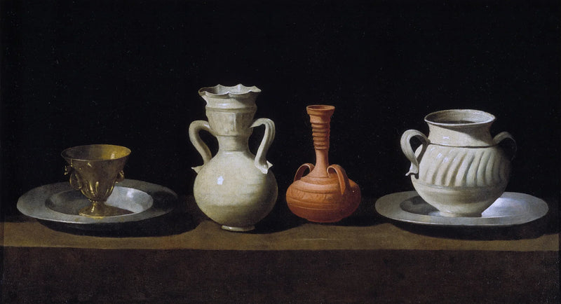 Stilleven met kruiken - Francisco de Zurbarán