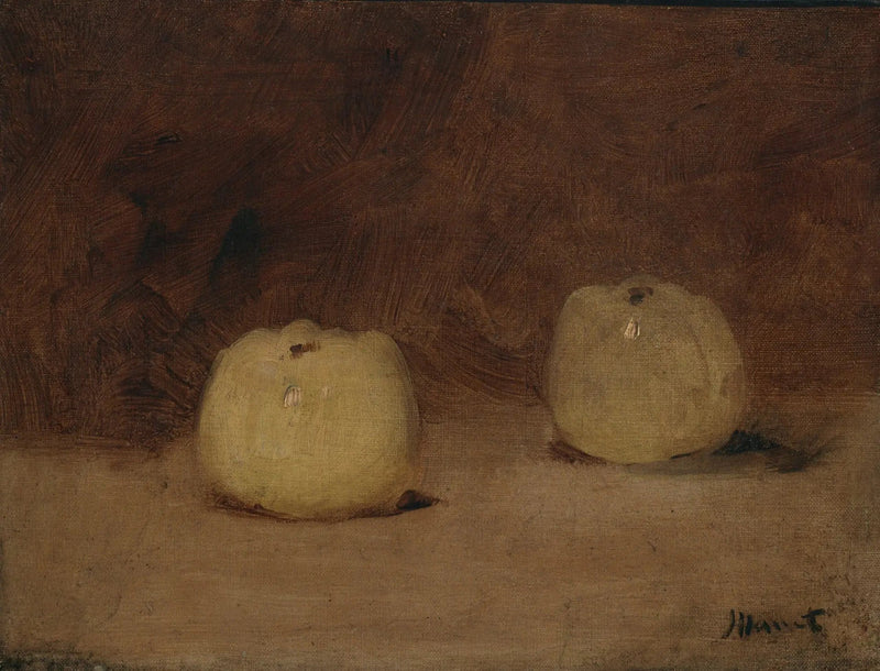 Stilleven met twee appels - Édouard Manet