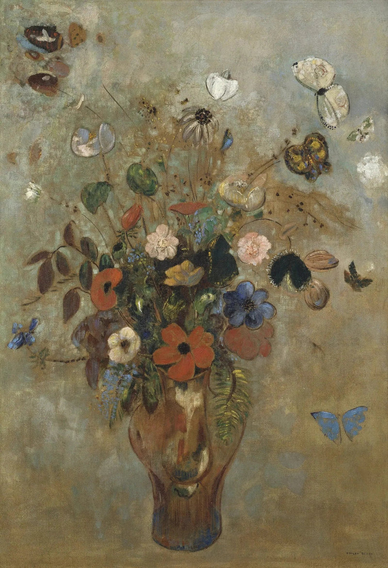 Stilleven met bloemen - Odilon Redon