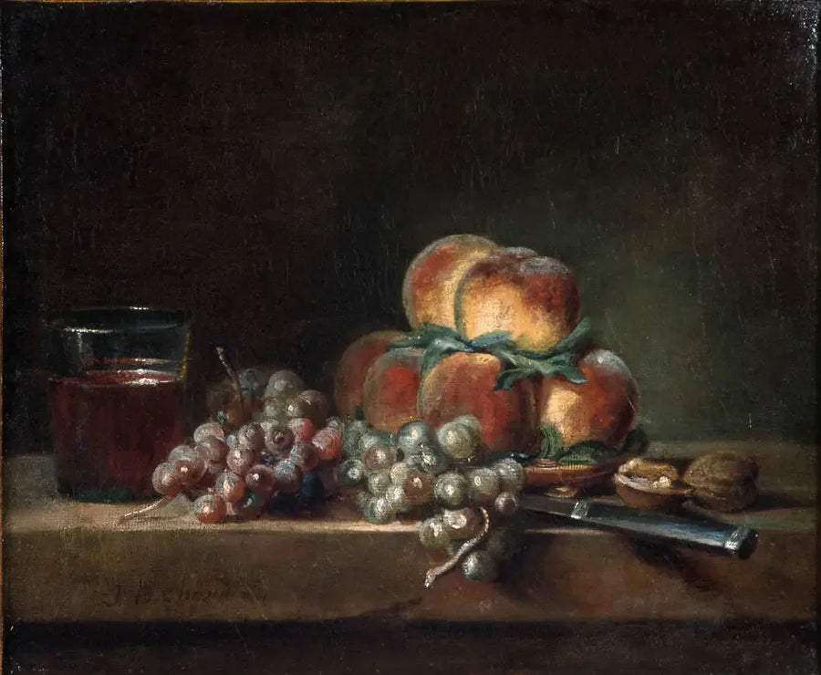 Stilleven met fruit - Jean Simeón Chardin