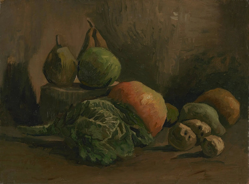 Stilleven met groenten en fruit - Vincent van Gogh
