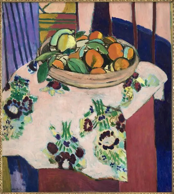 Nature morte aux oranges - Henri Matisse image 1 tableau peint à l’huile sur toile