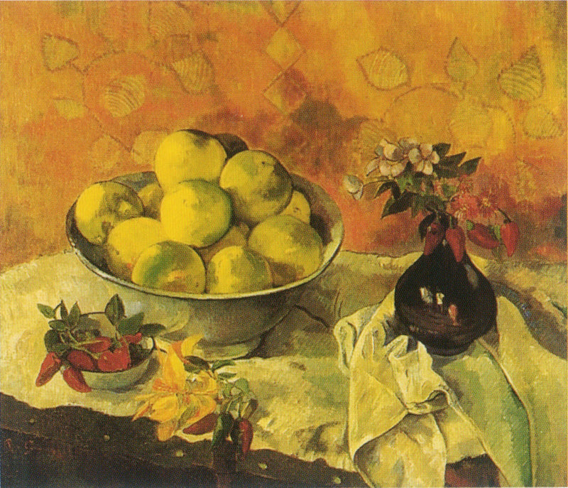 Stilleven met pomelo's - Paul Gauguin