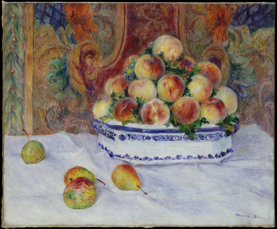 Stilleven met perziken - Pierre-Auguste Renoir