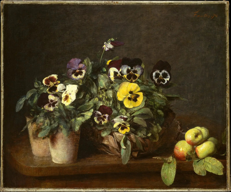Natuurstudie met gedachten - Henri Fantin-Latour

Source:
Nature morte aux pensées - Henri Fantin-Latour