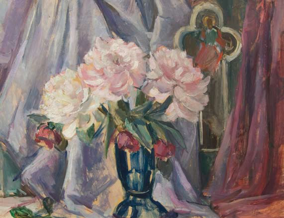 Nature morte aux pivoines – Elena Popea