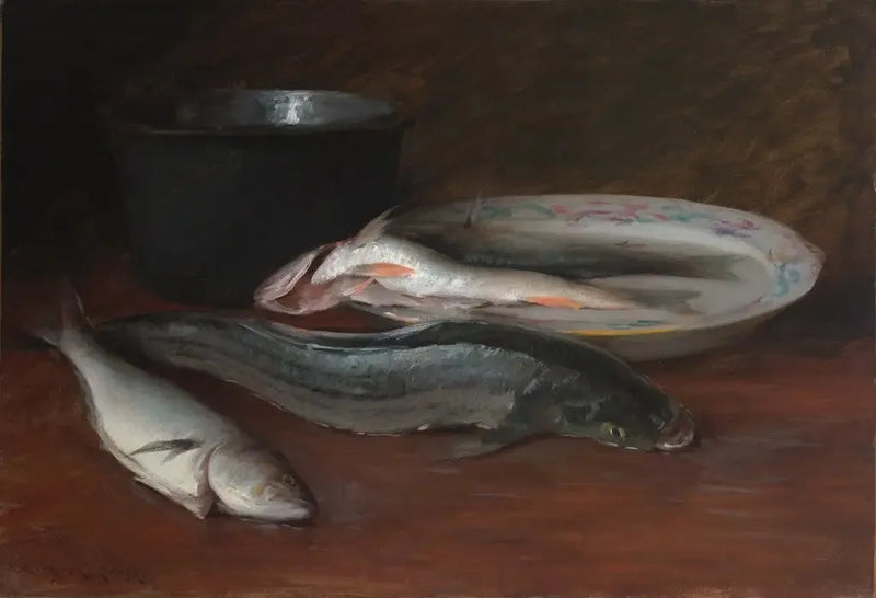 Stilleven met vissen - William Merritt Chase

Source:
Nature morte aux poissons - William Merritt Chase